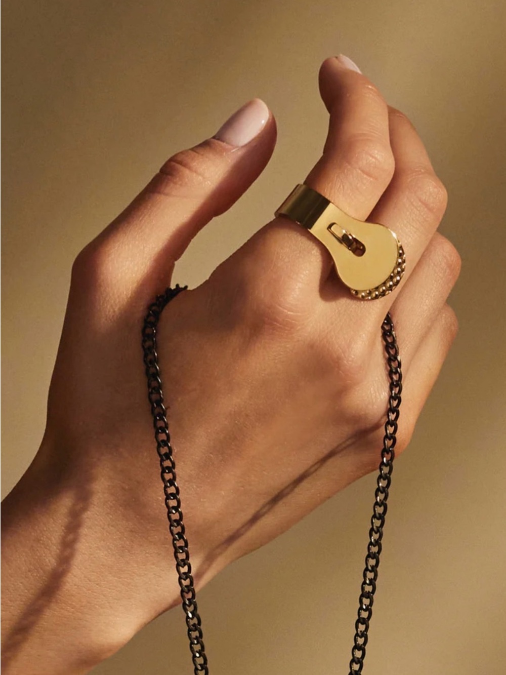 Alessi, Gold Metal Ring Design by Elena Salmistraro, Trama